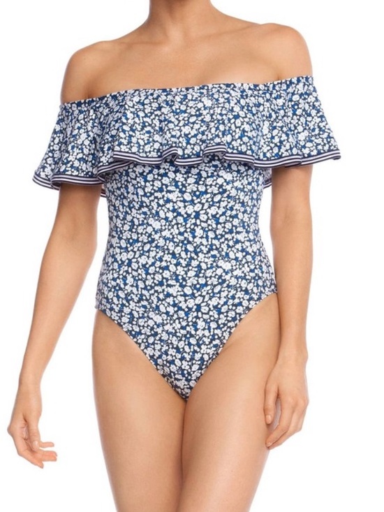 Other - Lauren Ralph Lauren One Piece Ruffle Swim Suit Ditsy Floral 6